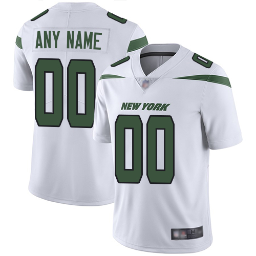 Men's New York Jets ACTIVE PLAYER Custom White NFL Vapor Untouchable Limited Stitched Jersey